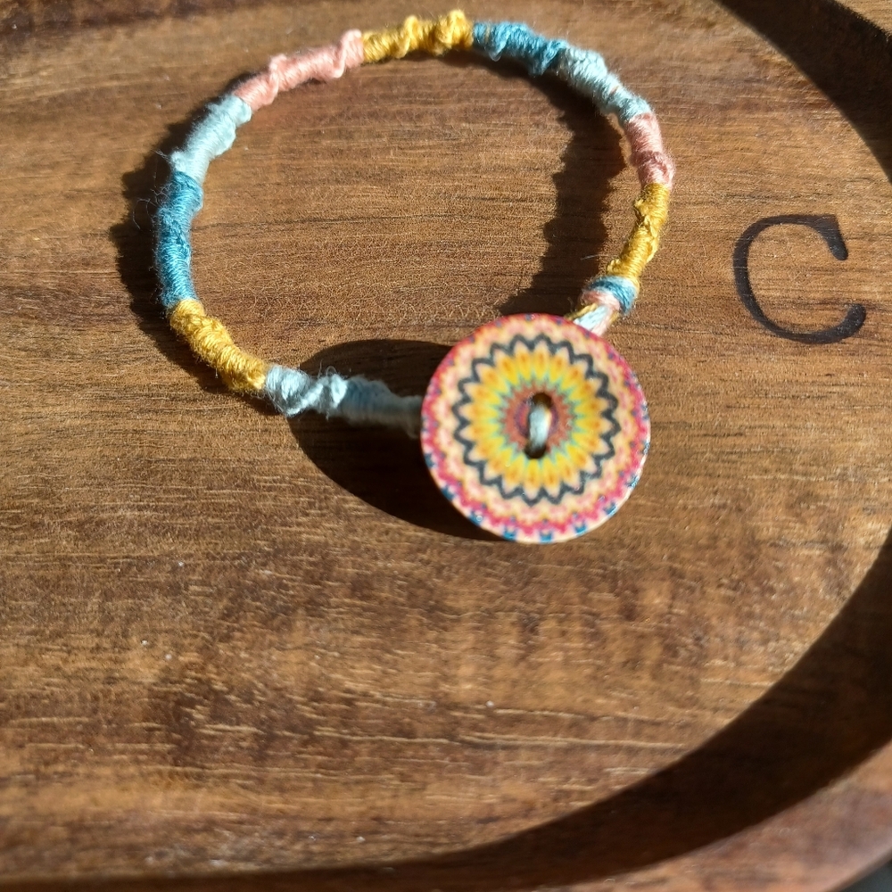 Brand new, handmade friendship bracelet with a twist!